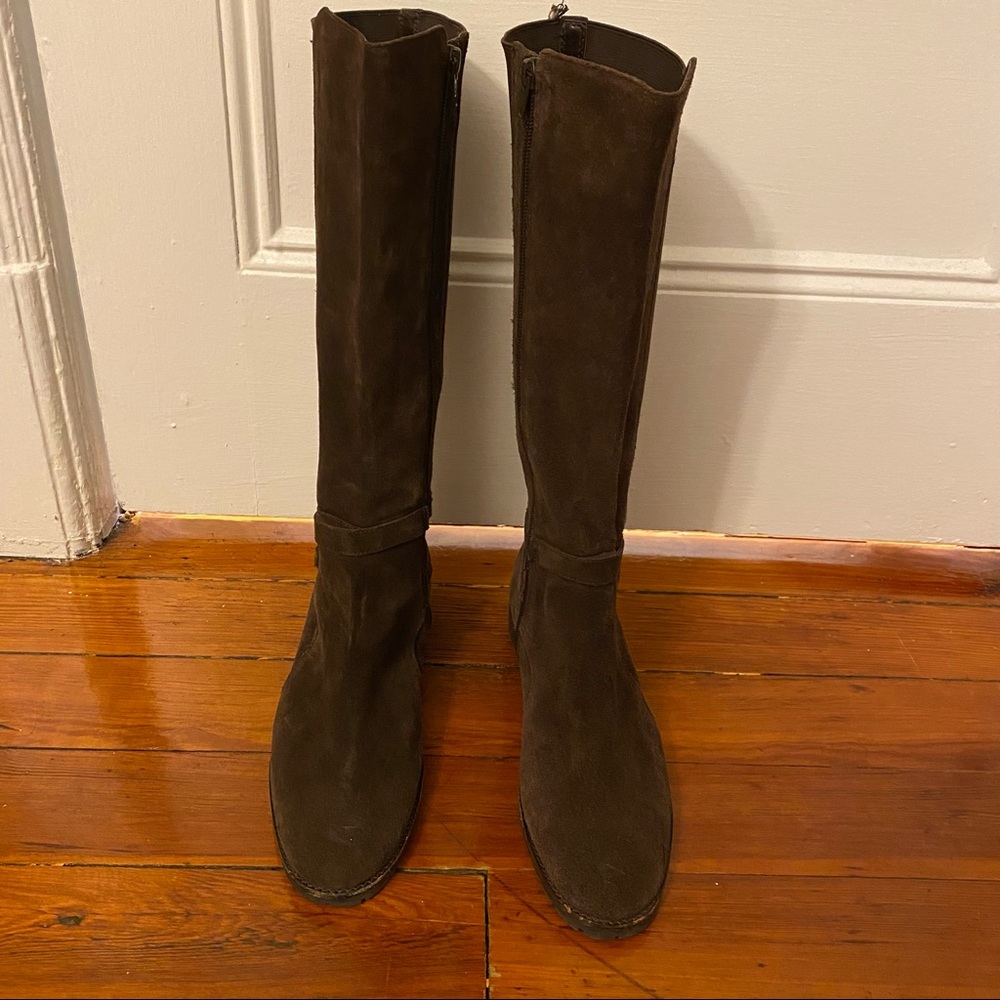 Unisa Brown Suede Riding boots 10